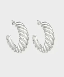Winther Studio Øreringe^Baguette Hoops