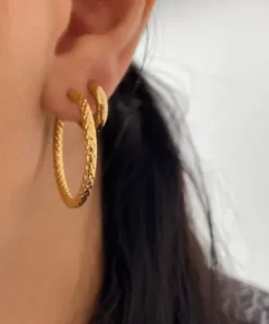 Winther Studio Øreringe^Big Bee Hoops