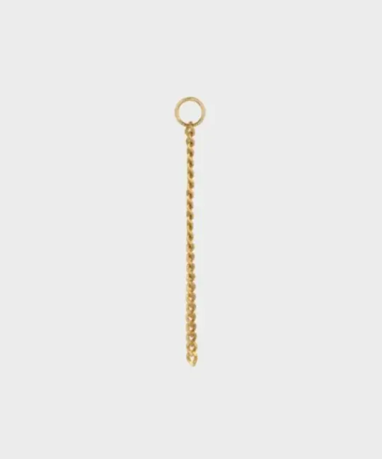Winther Studio Øreringe^Chain Charm