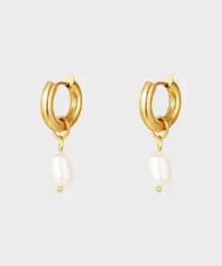 Winther Studio Øreringe^Chunky Pearl Hoops