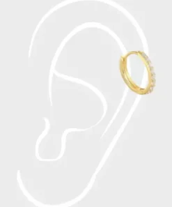 Winther Studio Øreringe^Clear Crystal Helix