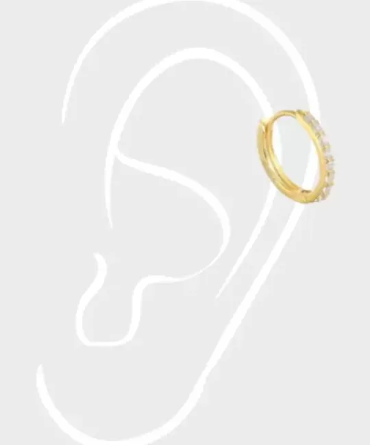 Winther Studio Øreringe^Clear Crystal Helix