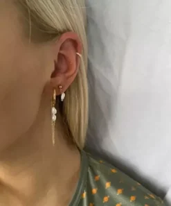 Winther Studio Øreringe^Clear Crystal Helix