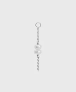 Winther Studio Øreringe^Double Pearl Charm