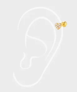 Winther Studio Øreringe^Heart Piercing