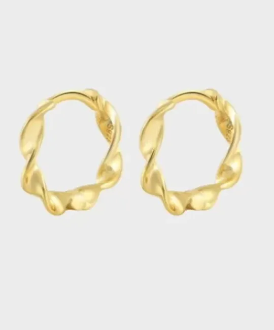 Winther Studio Øreringe^Mini Twisted Hoops
