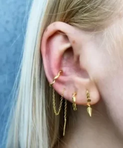 Winther Studio Øreringe^Mini Twisted Hoops