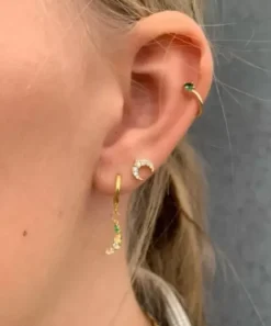 Winther Studio Øreringe^Moonstone Piercing
