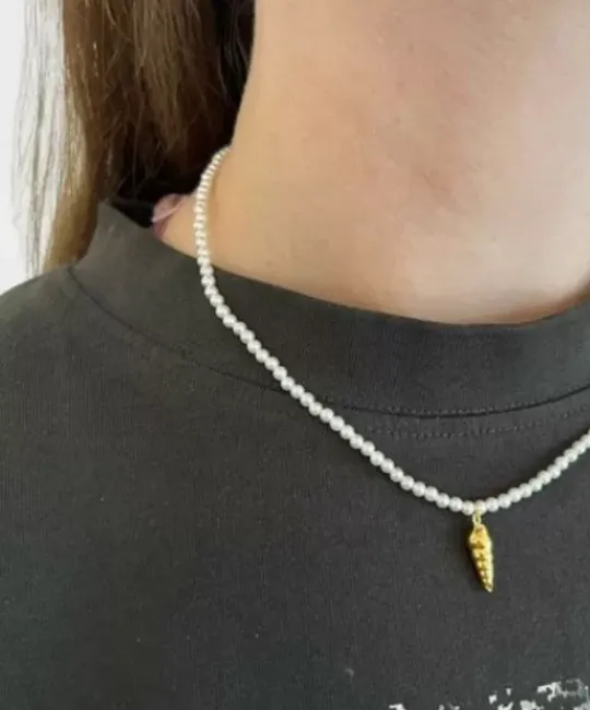 Winther Studio Halskæder^Seashell Choker
