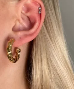 Winther Studio Øreringe^Spiral Hoops