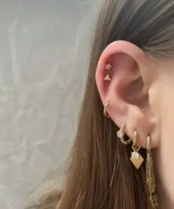 Winther Studio Øreringe^Star Piercing